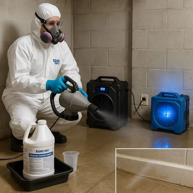 Sanitization and Odor Removal process in De Witt, IA