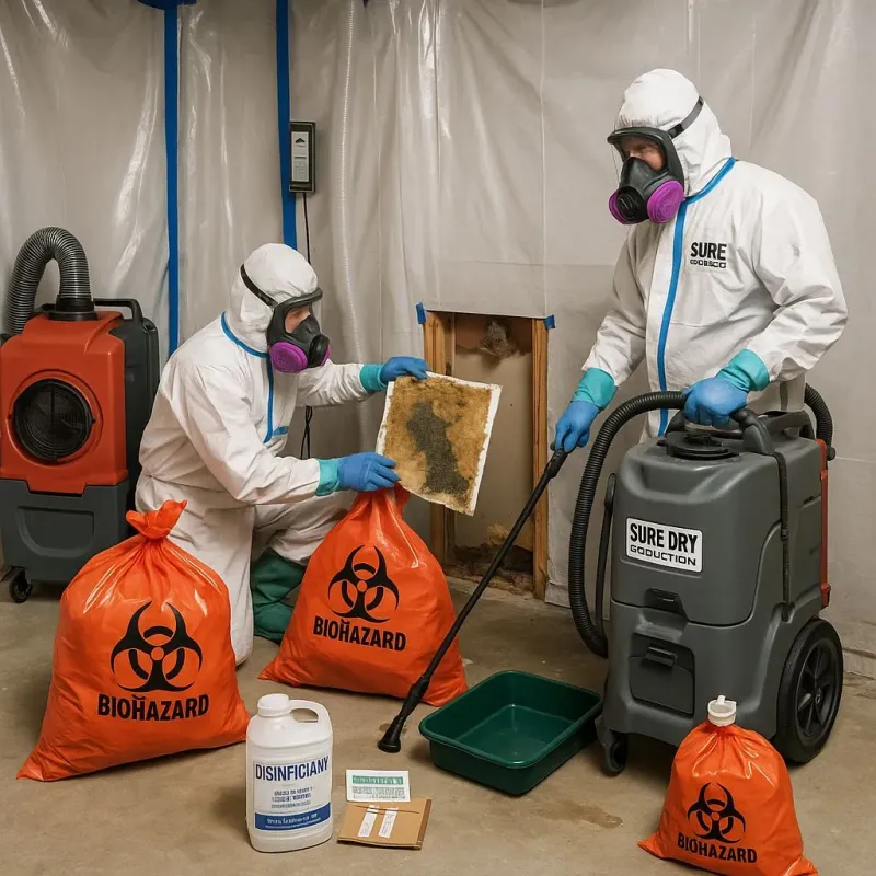 Contaminated Water Handling Protocols process in De Witt, IA