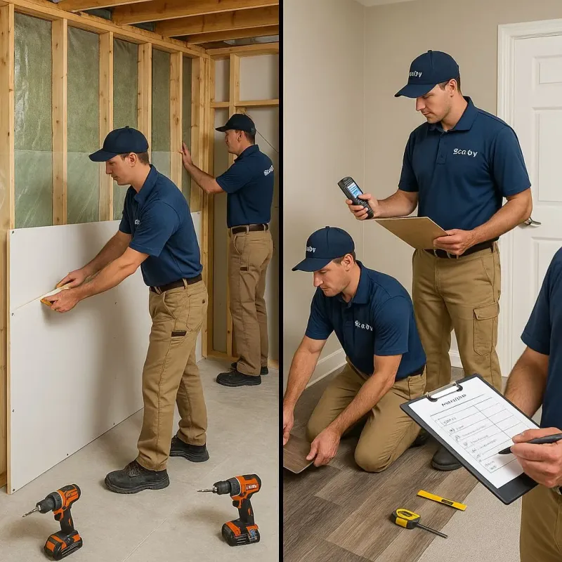 Repairs and Reconstruction process in De Witt, IA
